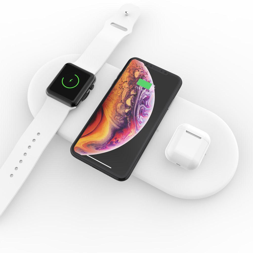Станция для беспроводной зарядки Mr.Top 3в1 Wireless Charging Pad Qi 10W