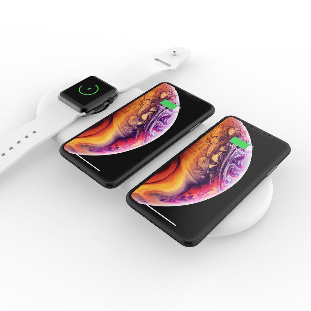 Станция для беспроводной зарядки Mr.Top 3в1 Wireless Charging Pad Qi 10W