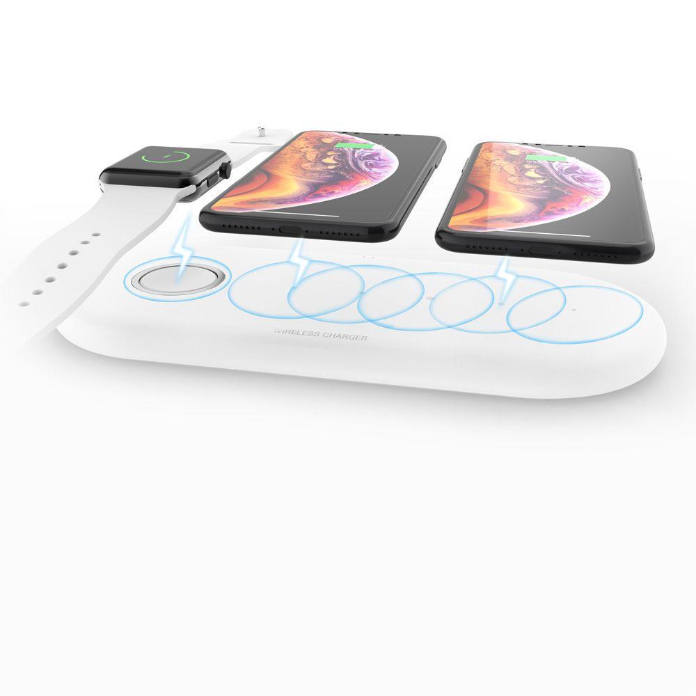 Станция для беспроводной зарядки Mr.Top 3в1 Wireless Charging Pad Qi 10W