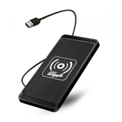 Коврик беспроводной зарядки силиконовый для авто Car/15W Type-C Cable 30 cm