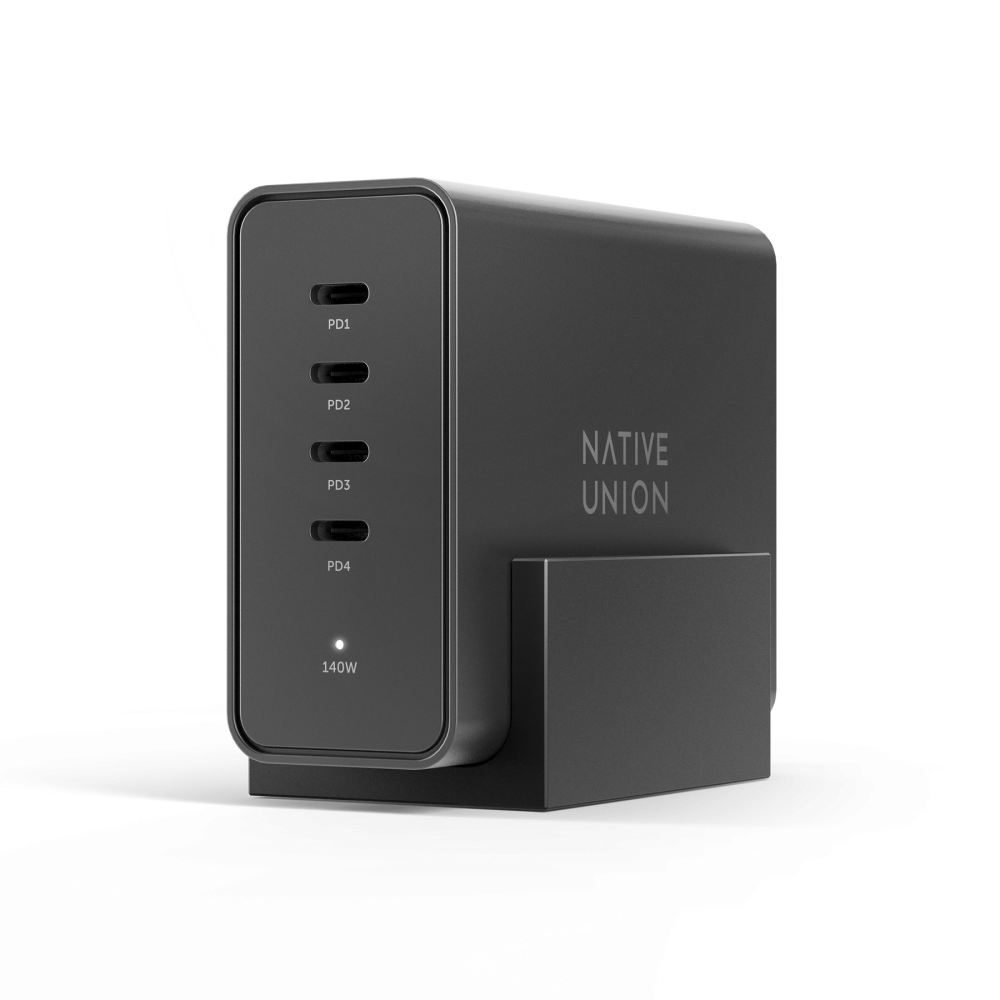 Сетевой адаптер для зарядки Native Union Fast Desktop Charger PD 140W FAST-PD140-BLK-EU