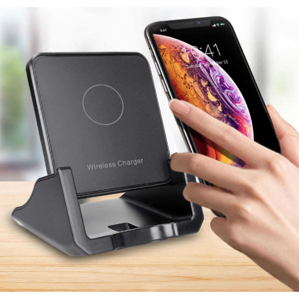 Беспроводная зарядка-трансформер 2 в 1 10W для iPhone, Samsung