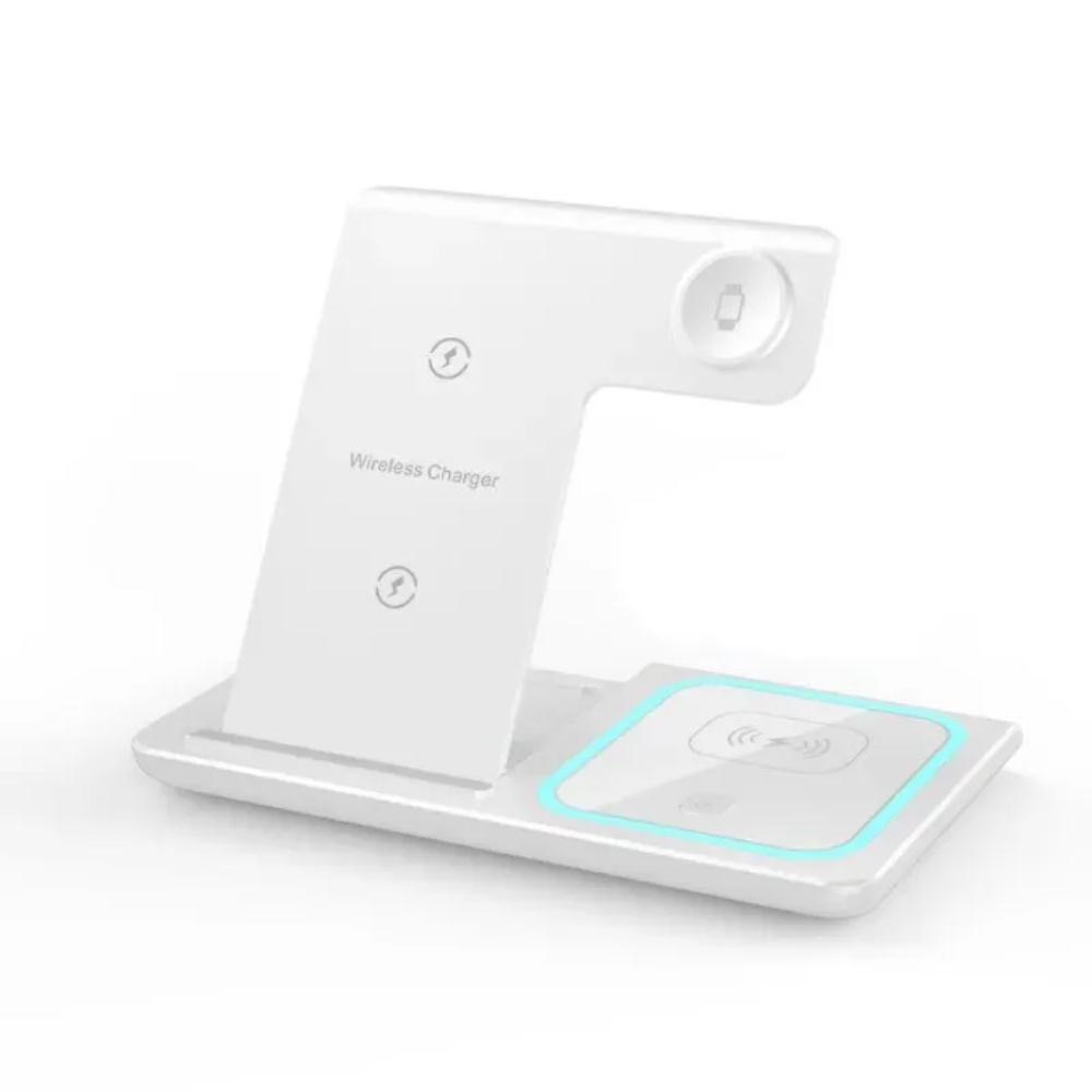 Складная станция беспроводной зарядки 3 в 1 15W XO WD05 for iPhone/iWatch/AirPods