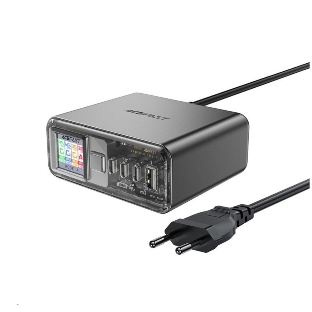 Зарядное устройство ACEFAST Z4 PD218W GAN (3*USB-C+USB-A),SPACE GRAY