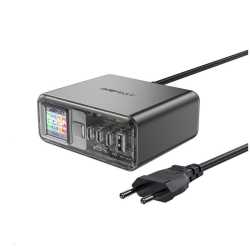 Зарядное устройство ACEFAST Z4 PD218W GAN (3*USB-C+USB-A),SPACE GRAY