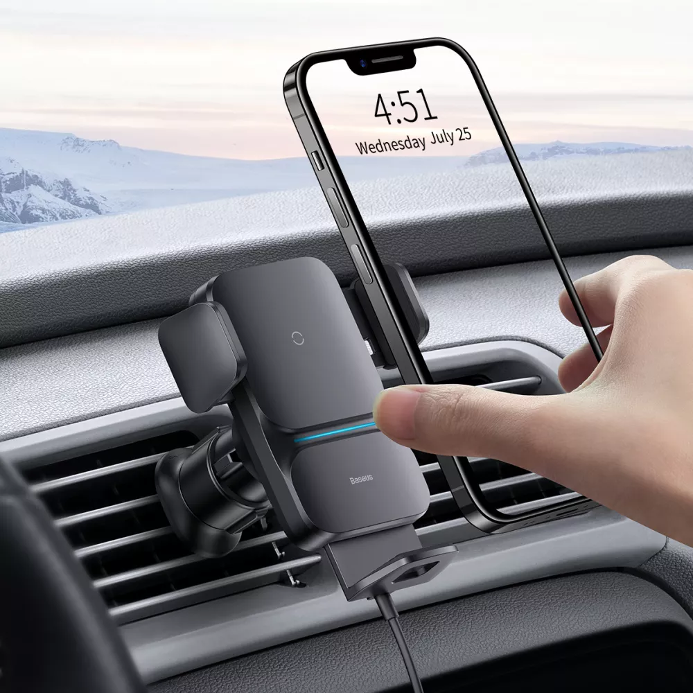 Автодержатель Baseus Wisdom Auto Alignment 15W