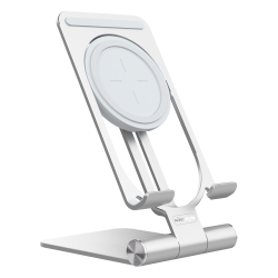 Быстрая беспроводная зарядка-подставка Nillkin PowerHold mini NKT01 15W Silver