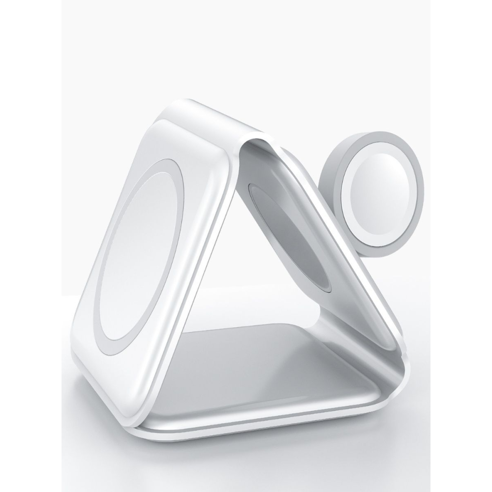 Магнитное беспроводное ЗУ 3 в 1 для iPhone 13/12/Apple Watch/AirPods for Magsafing Trio Charing dock