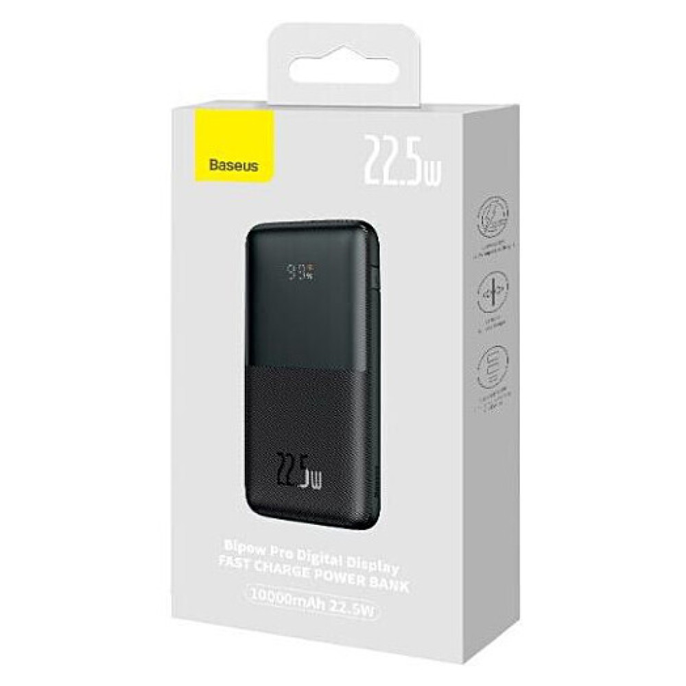 Повербанк Baseus Bipow Pro Digital Display Fast Charge Power Bank 20000mAh 22.5W PPBD030001