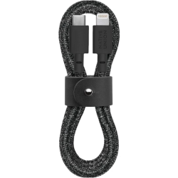 Кабель для передачи данных 1.2 метра USB-C to Lightning Native Union Belt Cable Cosmos Black