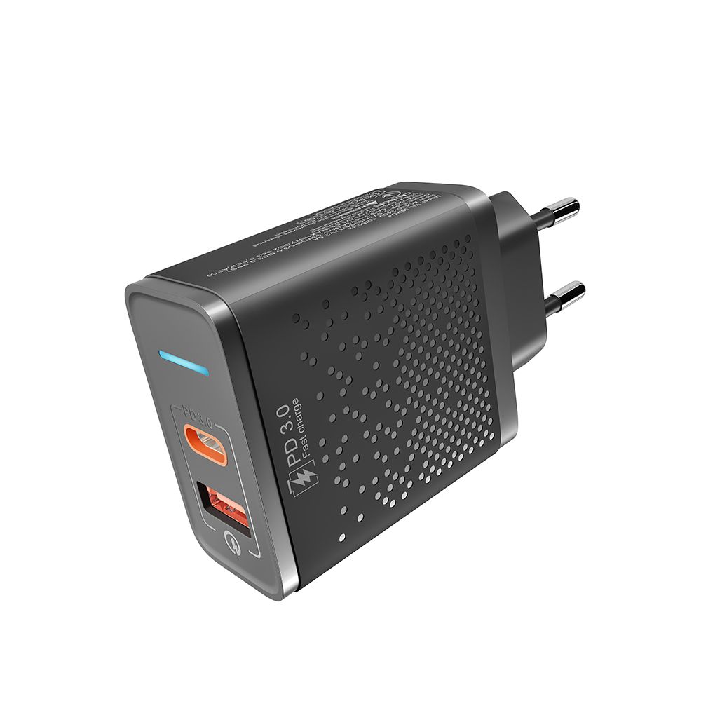 Зарядное устройство Yoki Led Series YK-33PD+QC 33W Черный