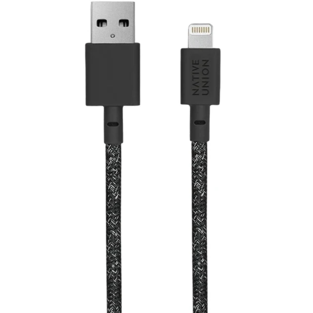 Кабель для зарядных устройств 1.2 метра Lightning Native Union Belt Cable Cosmos Black