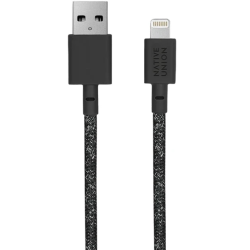 Кабель для зарядных устройств 1.2 метра Lightning Native Union Belt Cable Cosmos Black