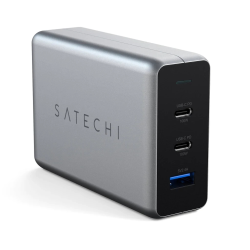 Сетевой адаптер для зарядки Satechi 100W USB-C PD Compact Gan Charger Space Gray (ST-TC100GM-EU)