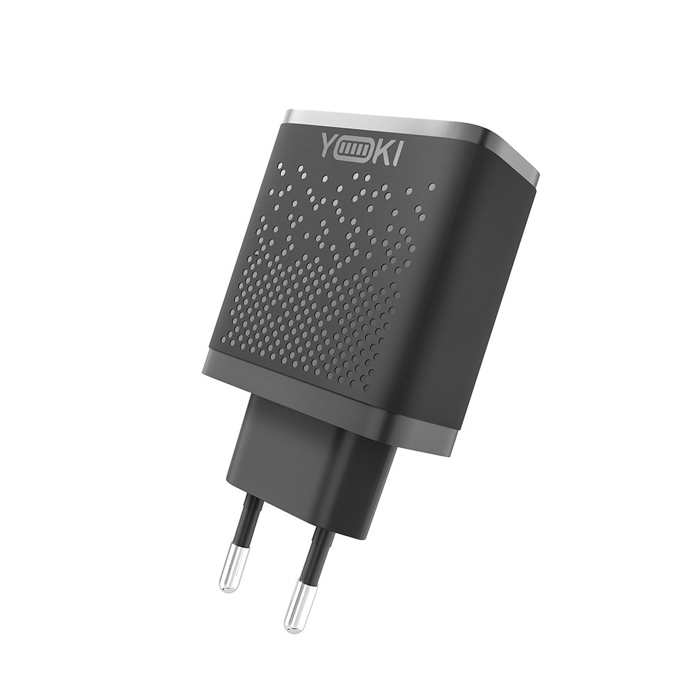 Зарядное устройство Yoki Led Series YK-20PD+QC 20W Черный