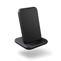Беспроводная зарядная станция и подставка для смартфонов Apple Zens Stand Aluminium Charger Black 18W USB-C