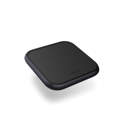 Стационарная беспроводная зарядка для смартфонов Apple Zens Single Aluminium Wireless Charger Black 18W USB-C