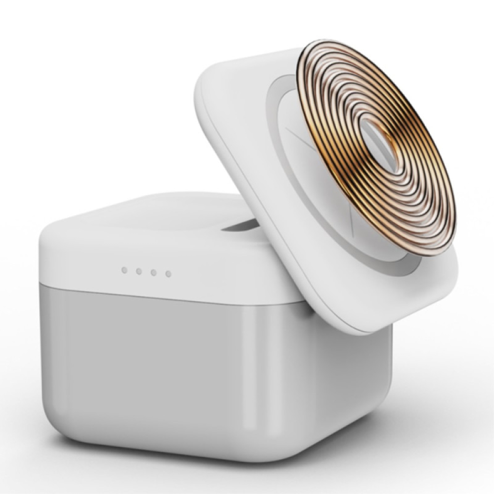 Беспроводная док-станция Куб 3 в 1 для Apple iPhone 12 и 15 AirPods iWatch QN-31 15W Magsafe QinetiQ
