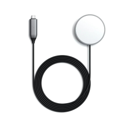 Магнитное беспроводное зарядное устройство Magsafe Satechi USB-C Magnetic Grey