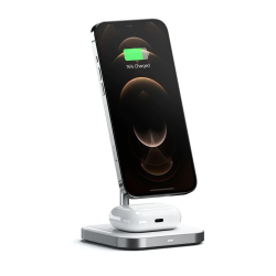 Native Union Tom Dixon Stash Block Wireless Station Silver (BLOCK-WS-SIL-TD)