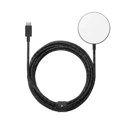 Магнитное беспроводное зарядное устройство для Apple iPhone 12-15 Magsafe Native Union Snap Magnetic Black