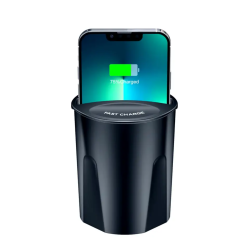 Автомобильная беспроводная зарядка в подстаканник QINETIQ X9 Car Wireless