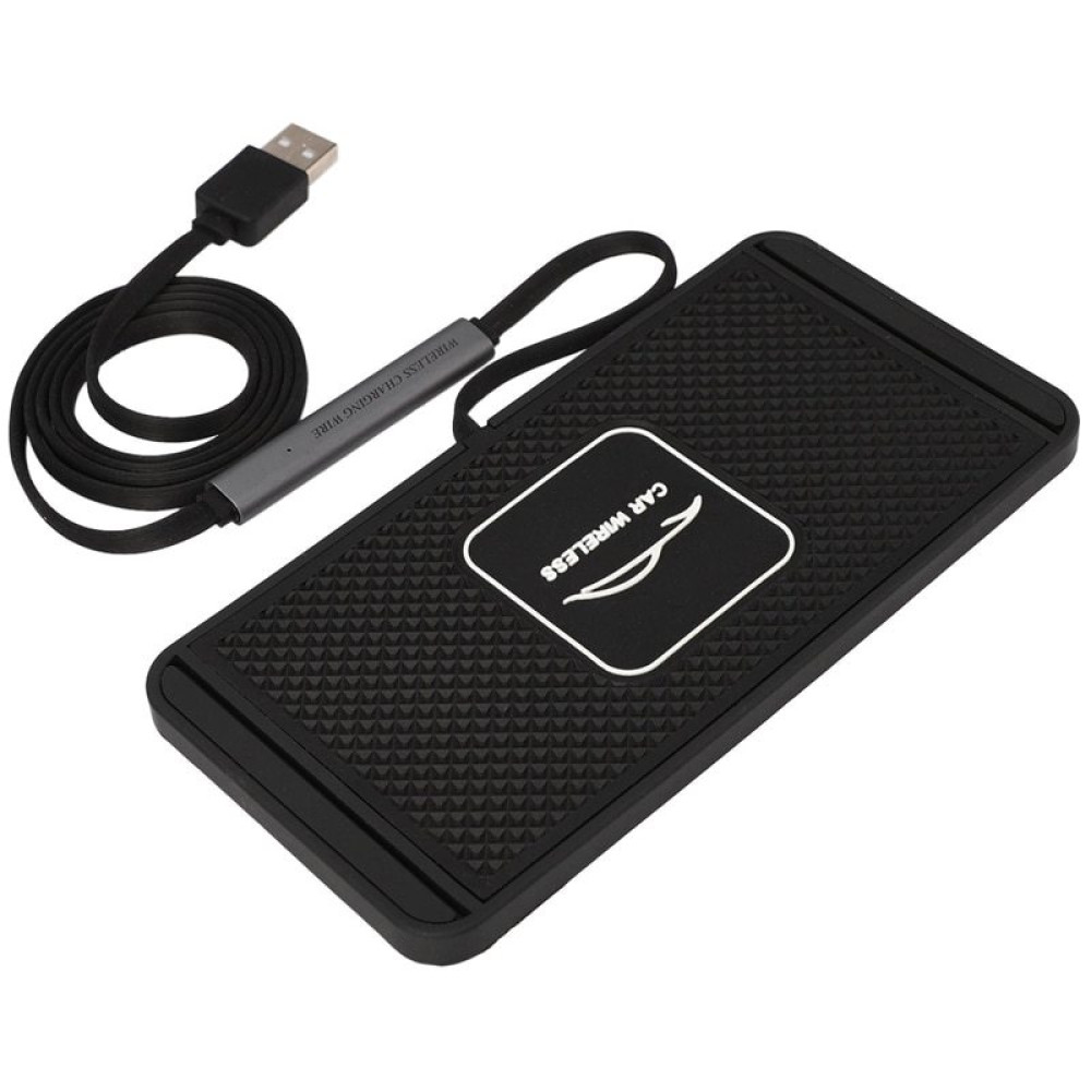 Силиконовый коврик в авто с Быстрой беспроводной зарядкой QINETIQ Car Wireless Pad C1 15W
