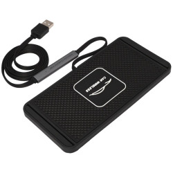 Силиконовый коврик в авто с Быстрой беспроводной зарядкой QINETIQ Car Wireless Pad C1 15W