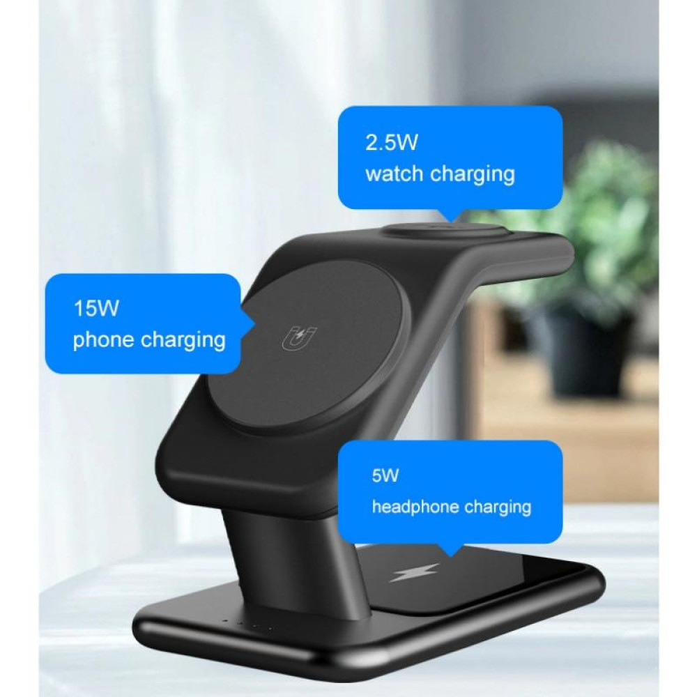 Беспроводная док станция JJT-Y10 с MagSafe 3in1 15W