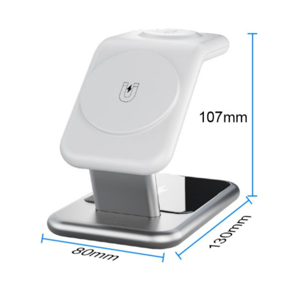 Беспроводная док станция JJT-Y10 с MagSafe 3in1 15W