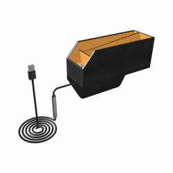 Автомобильный органайзер 3в1 с беспроводной зарядкой 10W Wireless Car Storage Box Q9