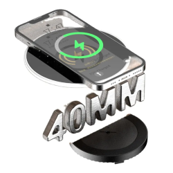 Скрытая беспроводная зарядка 10W/40 mm QINETIQ М40 Fast Charge