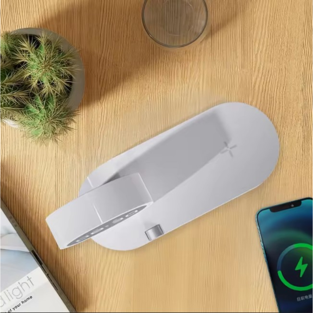Ночник , часы с функцией беспроводной зарядки LED QinetiQ QN-02 15W Samsung iPhone