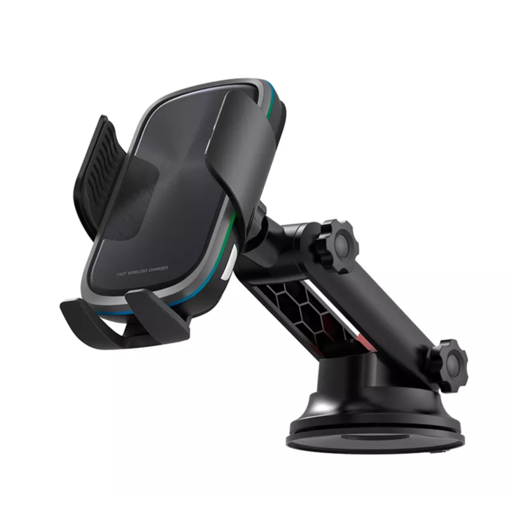 Автодержатель с беспроводной зарядкой QINETIQ PRIME-X5 15W с тепловыми сенсорами