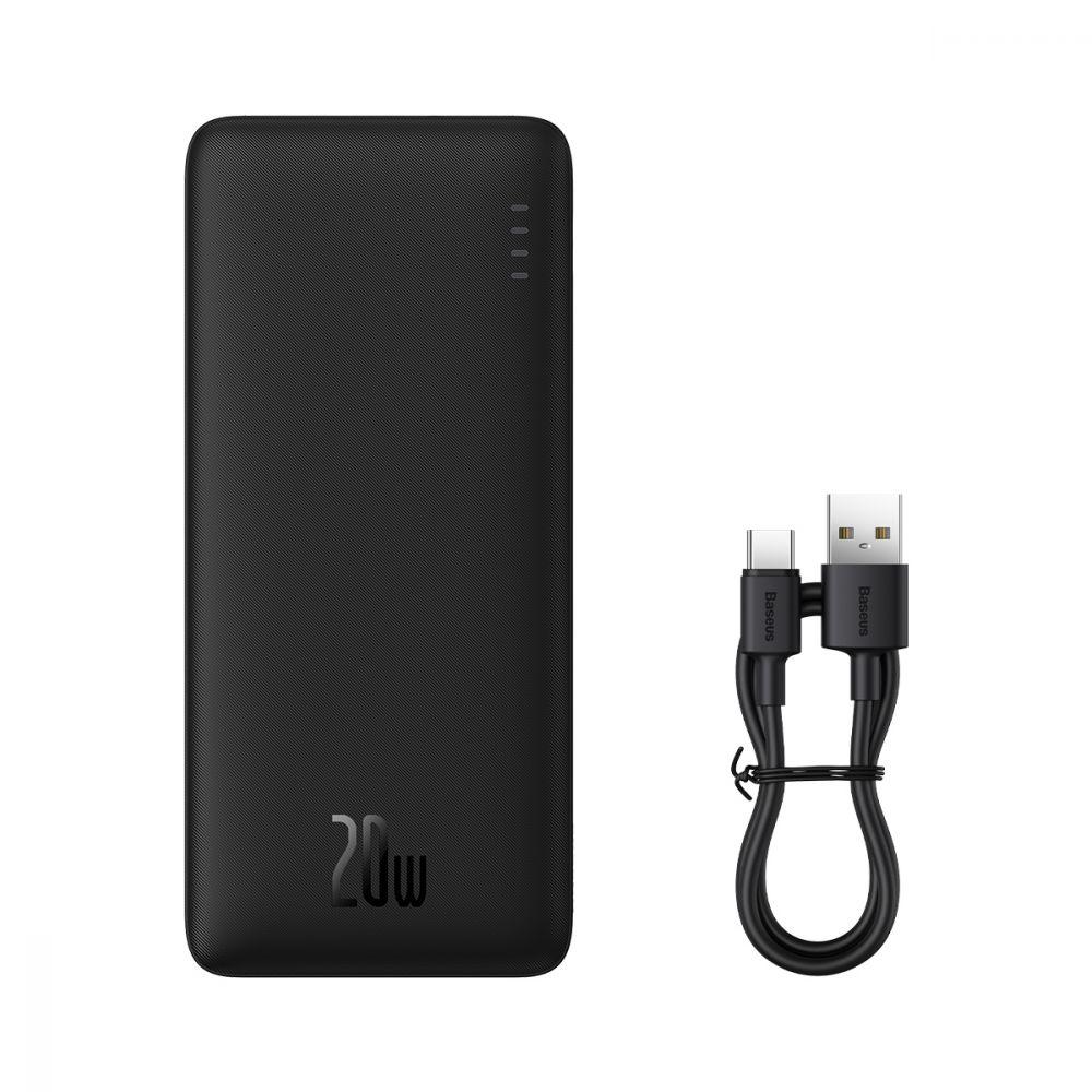 Power Bank Baseus Airpow 20W 10000 mAh Cable USB to Type-C 30cm (PPQD090001) Цвет Черный