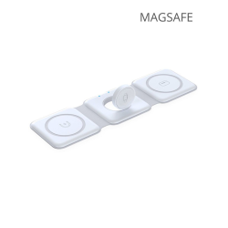 Магнитное беспроводное ЗУ 3 в 1 для iPhone 13/12/Apple Watch/AirPods for Magsafing Trio Charing dock