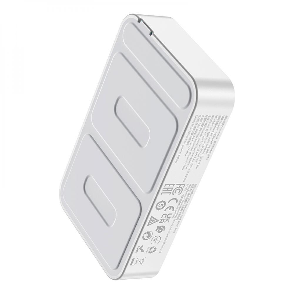 Power Bank Hoco Q10A PD20W Wireless Fast Charging 10000mAh Magsafe для Apple iPhone 12/15 Pro Max Белый