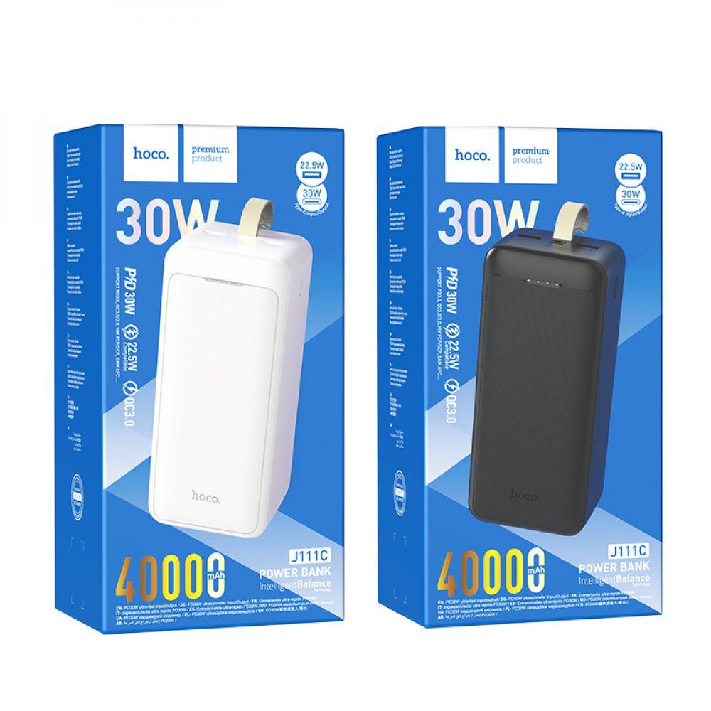 Power Bank Hoco J111C PD30W Smart charge 40000 mAh Цвет Черный