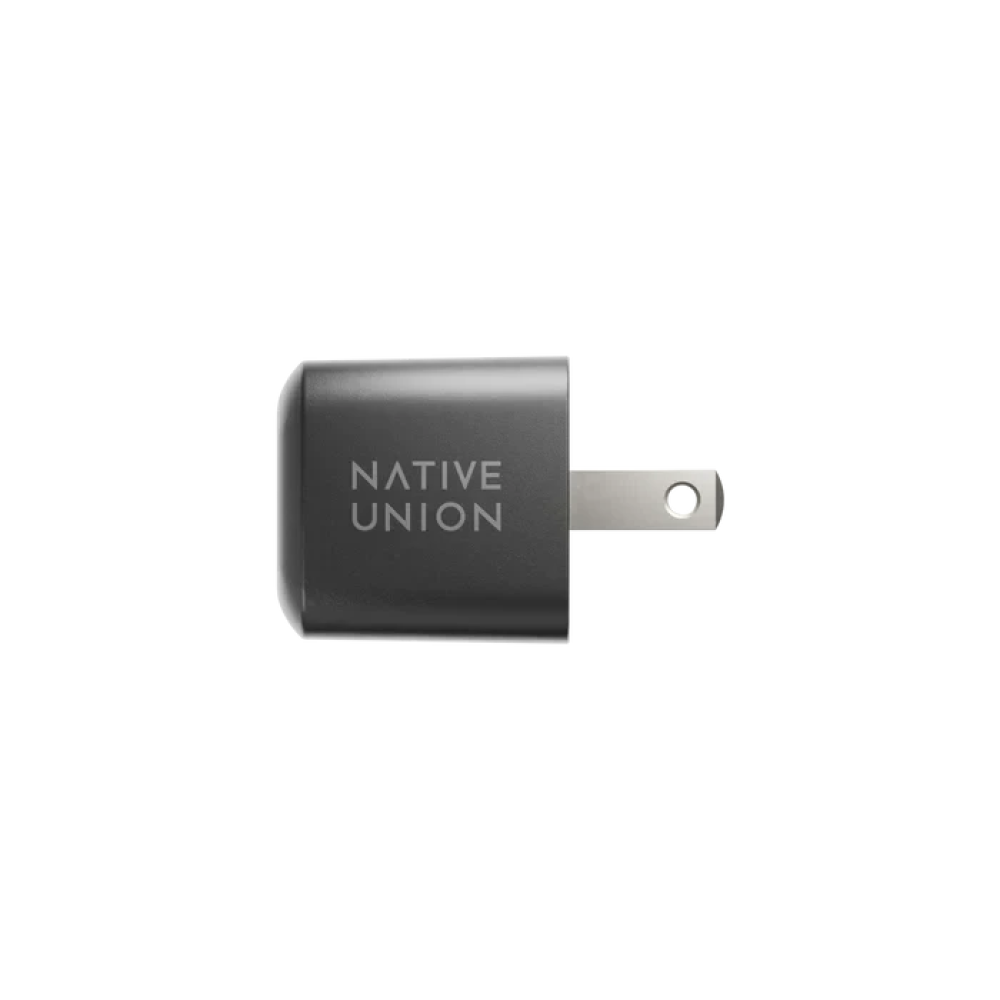 Сетевое зарядное устройство для смартфонов и планшетов Native Union Fast GaN Charger PD 30W USB-C Port Black