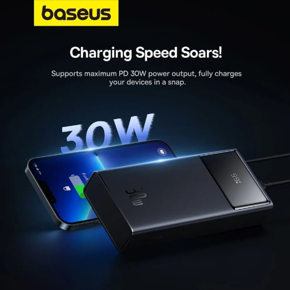 Power Bank OS-Baseus Star-Lord 30W 30000 Cluster Black (P10022905113-00) Цвет Черный