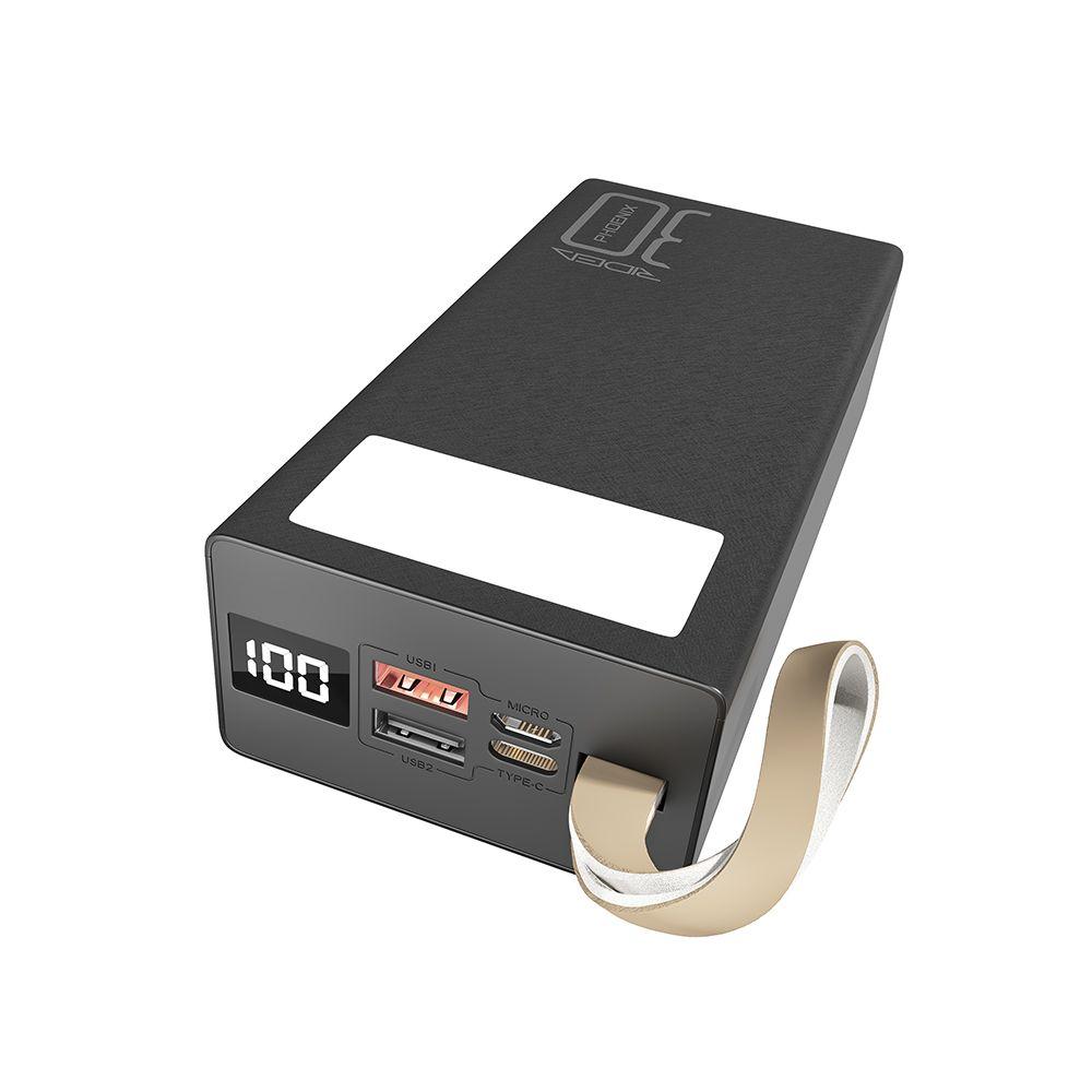 Універсальна Мобільна Батарея Ridea RP-D30L Phoenix30 10W digital display + lamp 30000 mAh