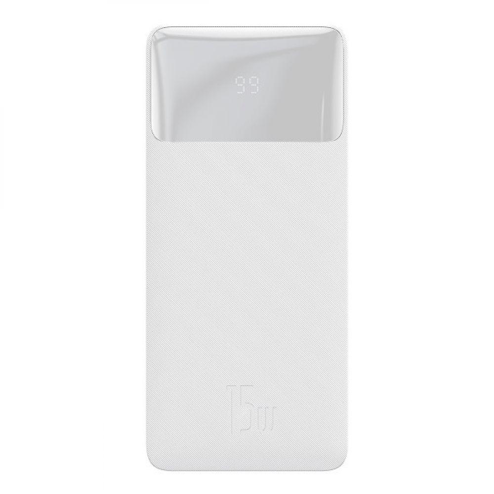 Power Bank Baseus Bipow 15W 20000 mAh Cable USB to Micro 25cm (PPBD0501xx) Цвет Белый, 02