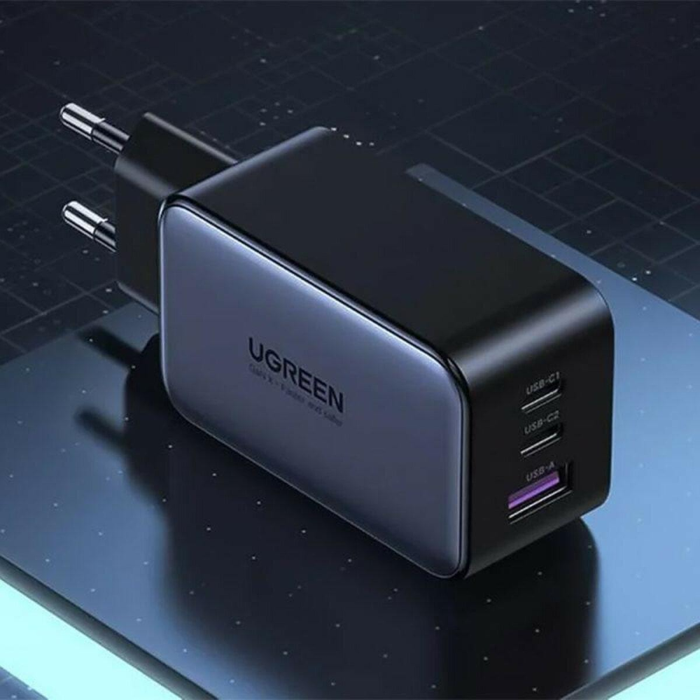 Зарядное Устройство UGREEN CD244 GaN Fast Charger 65W (UGR-10335)