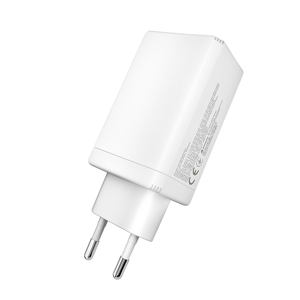 Сетевое Зарядное Устройство Yoki Led Series YK-65 GaN Ultra PD 65W Белый