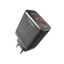 Зарядное устройство Yoki Led Series YK-20PD+QC 20W Черный