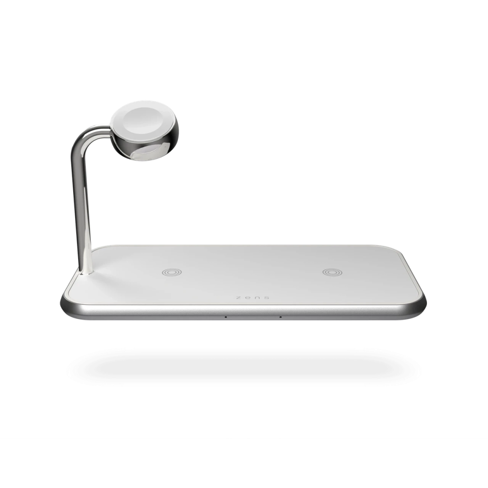 Док-станция беспроводной зарядки 3 в 1 для техники Apple iPhone/iWatch/AirPods Zens White