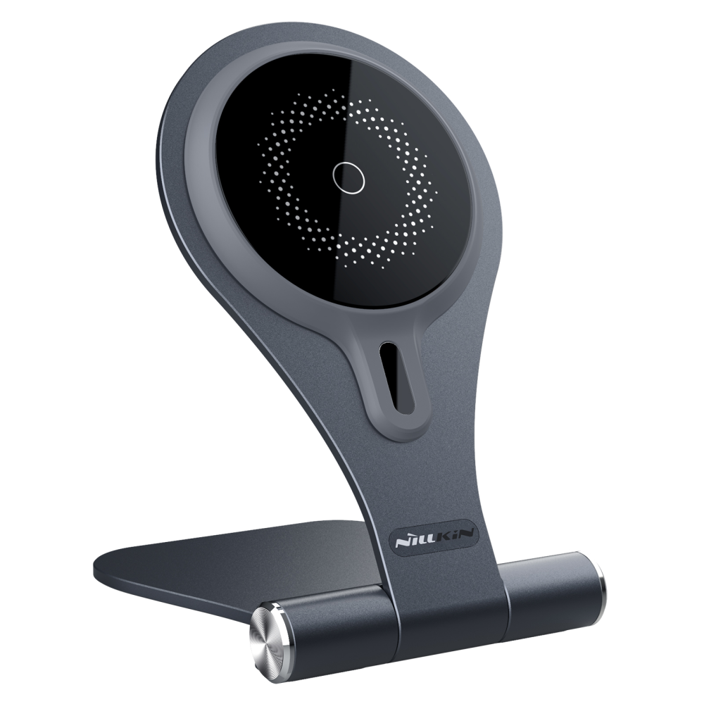 Беспроводная зарядка для iPhone 12-14 Nillkin MagStand Wireless Charging Stand 15W Space Gray