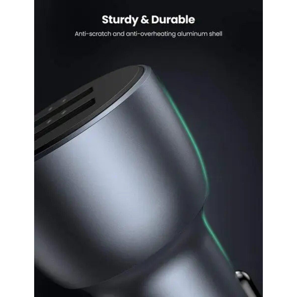 Автомобильное зараядное устройство в прикуриватель UGREEN CD213 Fast Car Charger (Dark Blue) (UGR-10144)