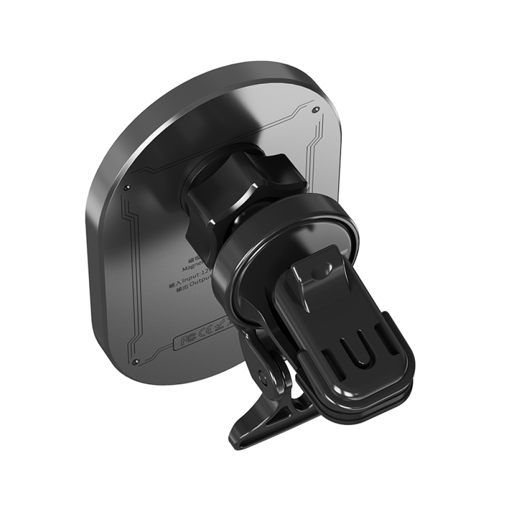 Автодержатель с беспроводной зарядкой Wireless MagSafe Magnetic Skeleton QN-5 QINETIQ Авто Держатель 15W