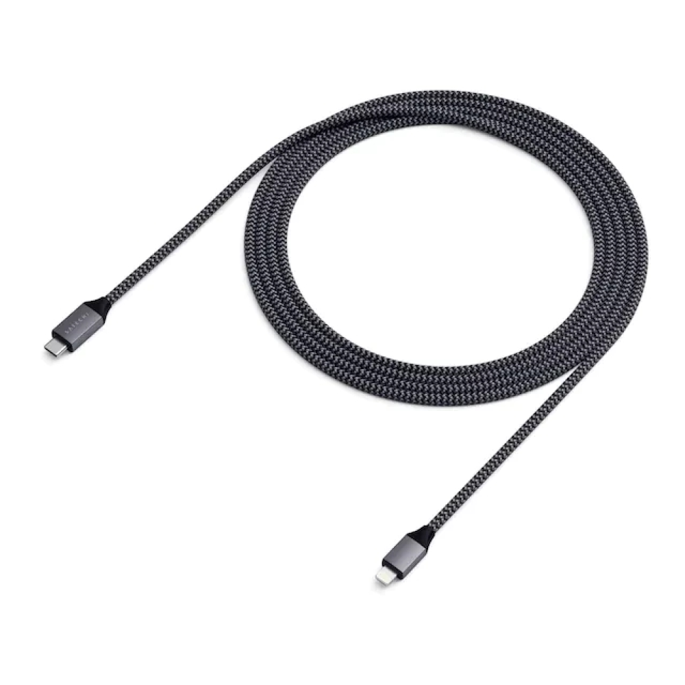 Кабель для передачи данных 1.8 метра USB-C to Lightning Satechi Cable Space Gray (ST-TCL18M)